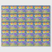Papier Cadeau Rainbow Look "58" & "HAPPY BANTHDAY", Nuages, Sky (Plat)
