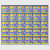 Papier Cadeau Rainbow Look "60" & "HAPPY BANTHDAY", Nuages, Sky (Plat)