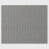 Papier Cadeau Rainbow Motif chic du milieu du siècle (Plat)