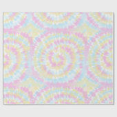 Papier Cadeau Rainbow Pastel Tie Dye (Plat)