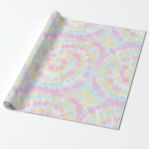 Papier Cadeau Rainbow Pastel Tie Dye