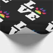Papier Cadeau Rainbow paw (Coin)