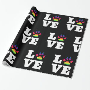 Papier Cadeau Rainbow paw