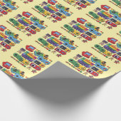 Papier Cadeau Rainbow Retro Gaming : Design avec jeu rétro (Coin)