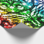 Papier Cadeau Rainbow Tie Dye Mandala Star Anniversaire (Coin)