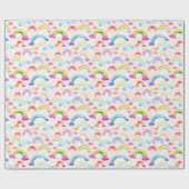 Papier Cadeau  Rainbows and Rainbow Colored Clouds (Plat)