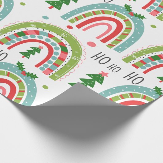 Papier Cadeau Rainbows de Noël (Coin)