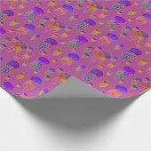 Papier Cadeau Rainbows Mauve (Coin)