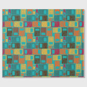 Papier Cadeau Rainy Rectangles (Plat)