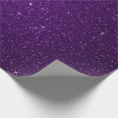 Papier Cadeau Raisin d'aubergine à Parties scintillant violet ul (Coin)