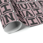 Papier Cadeau Raisin De Rhum, Saveur De Crème De Glace (Coin rond)