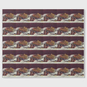 Papier Cadeau Raisins et noix sur une table Impressionniste Sisl (Plat)