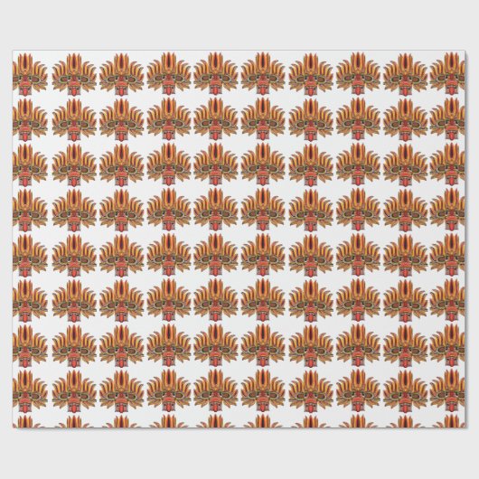 Papier Cadeau Raksha Mask (Plat)