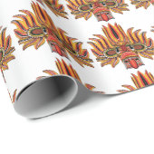 Papier Cadeau Raksha Mask (Coin rond)