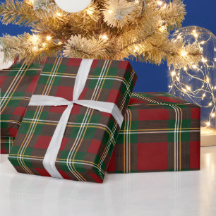 Papier Cadeau Ralph Lauren Tartan à carreaux Noël