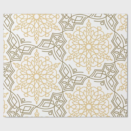 Papier Cadeau Ramadan géométrique (Plat)