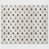 Papier Cadeau Ramadan Kareem Wrapping Paper – Kaaba & Masjid (Plat)