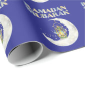 Papier Cadeau Ramadan Moubarak (Coin rond)