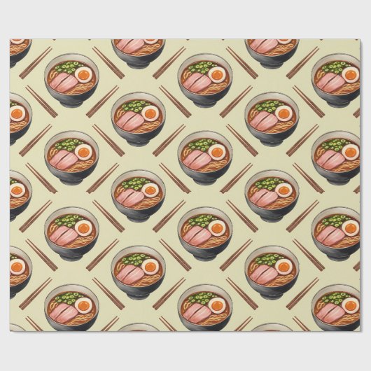 Papier Cadeau Ramen (Plat)