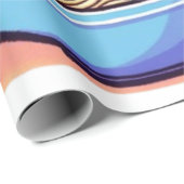 Papier Cadeau Ramen-Loving Shiba Inu Wrapping Paper – Cute & Pla (Coin rond)