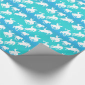 Papier Cadeau Ranch de cheval de rodéo de cowboy (Coin)