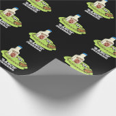 Papier Cadeau Ranch Dressing Funny Food Pun Dark BG (Coin)