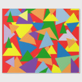 Papier Cadeau Random triangles (Plat)