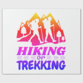 Papier Cadeau Randonnée ou trekking (Plat)