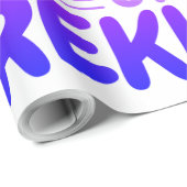 Papier Cadeau Randonnée ou trekking (Coin rond)