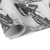 Papier Cadeau Randonnée VTT (Coin rond)