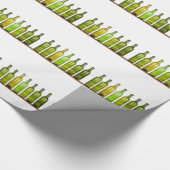 Papier Cadeau Rangée des bouteilles (Coin)