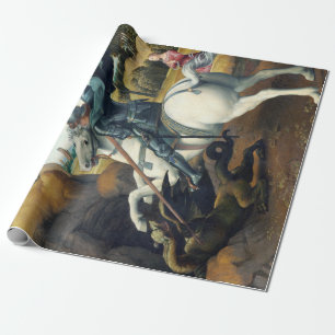Papier Cadeau Raphael St George et le dragon