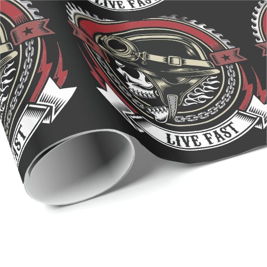 Papier Cadeau Rapide vivant (Coin rond)