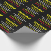 PAPIER CADEAU RAPPELEZ-VOUS DE VOTER (Coin)