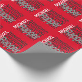 Papier Cadeau Rapper Extraordinaire (Coin)