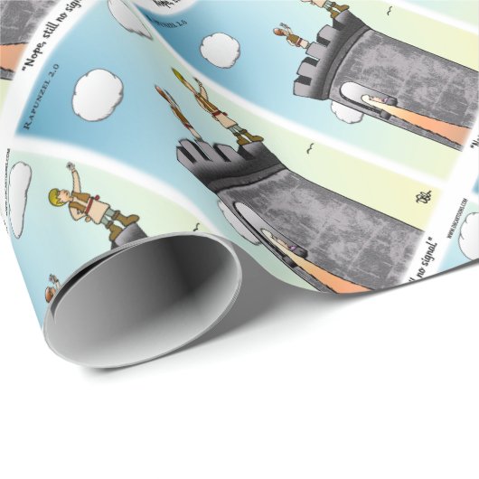 Papier Cadeau Rapunzel 2.0 (Coin rond)