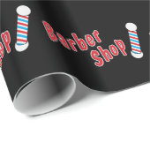 Papier Cadeau Raseur-coiffeur (Coin rond)
