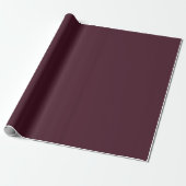 Papier Cadeau Raspberry Burgundy | Plain Burgundy  (Déroulé)