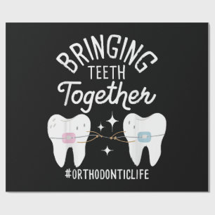 Papier Cadeau Rassembler les dents - Orthodontiste