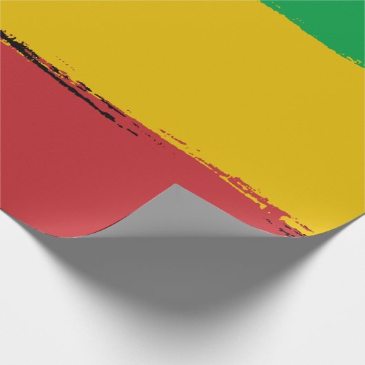 Papier Cadeau Rasta (Coin)