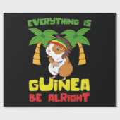 Papier Cadeau Rasta Guinea Pig (Plat)