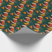 Papier Cadeau Rasta Père Noël II (Coin)