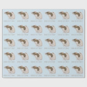 Papier Cadeau Rat à capuchon de rats d'agouti à capuchon de (Plat)