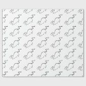 Papier Cadeau Rat d'encre (Plat)