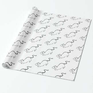 Papier Cadeau Rat d'encre