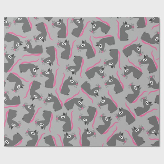 Papier Cadeau Rats (Plat)