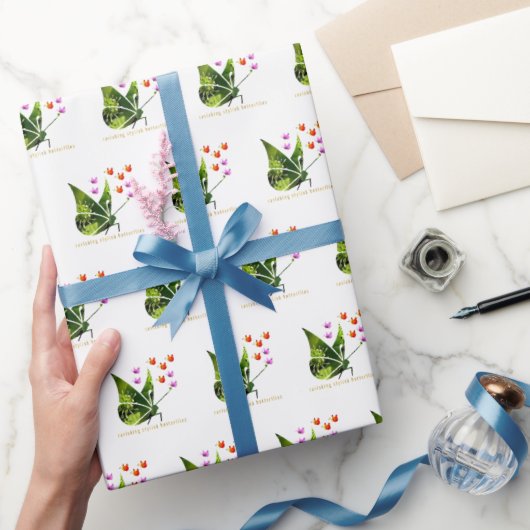 Papier Cadeau Ravissement des papillons élégants (Cadeaux)