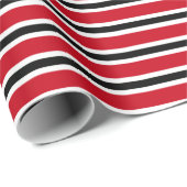Papier Cadeau Rayé (Coin rond)