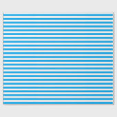 Papier Cadeau Rayé bleu (Plat)