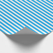 Papier Cadeau Rayé bleu (Coin)